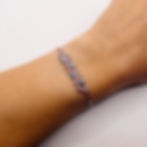 Miniature : Bracelet Iris - Améthyste/Argenté
