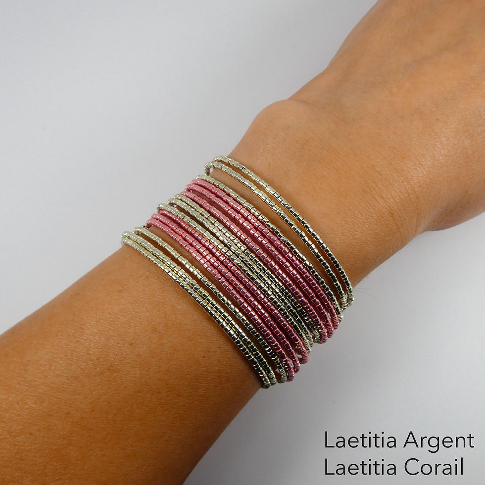 Miniature : Bracelet Laetitia - Corail