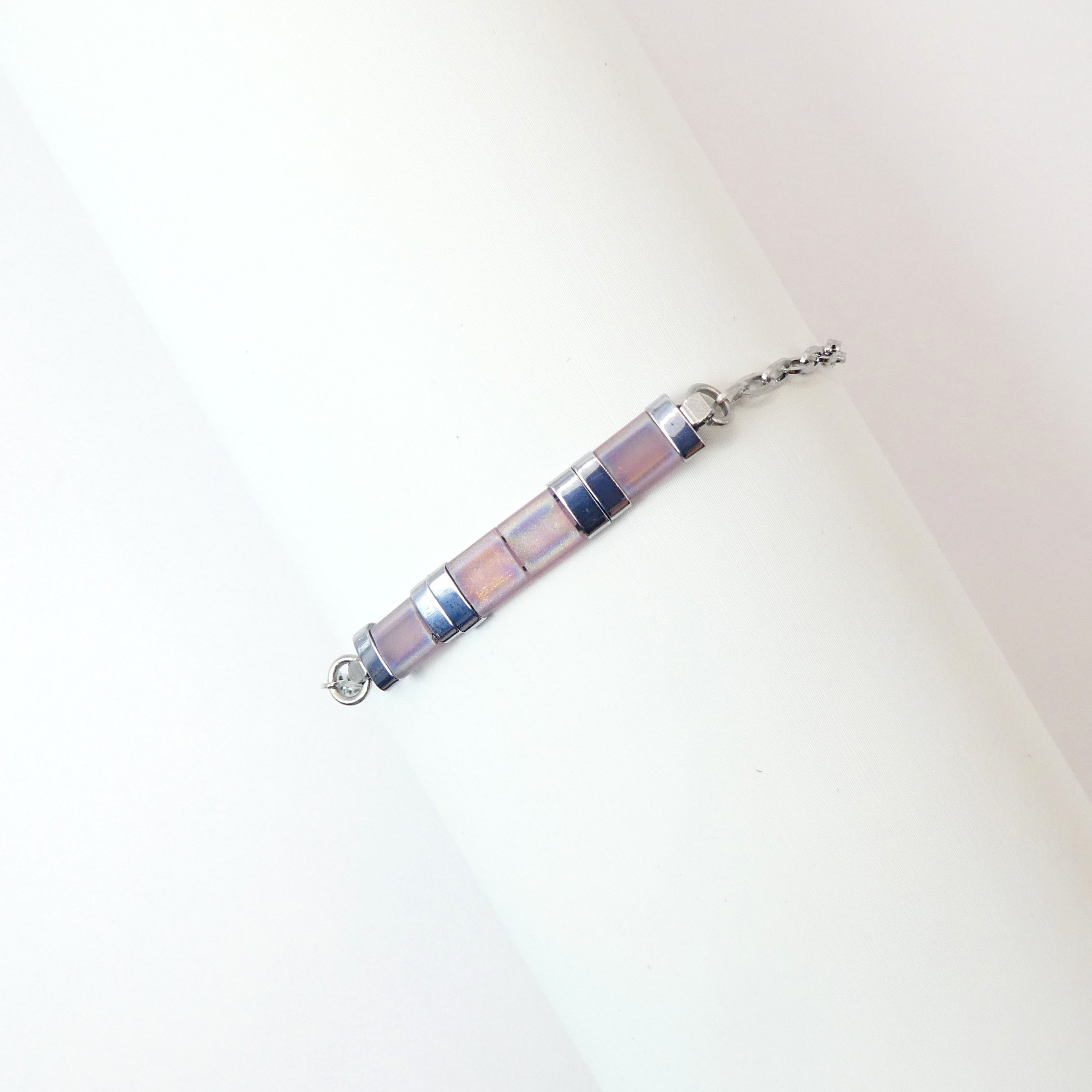 Bracelet Vénus - Améthyste / Argenté