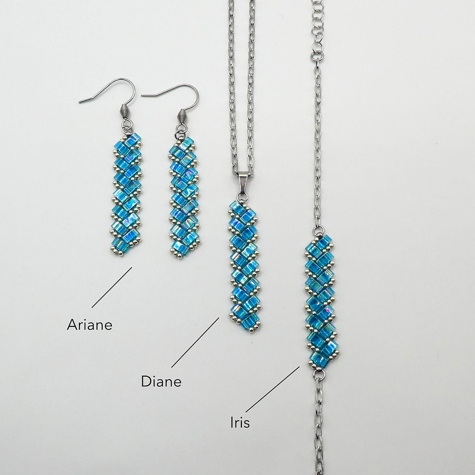 Miniature : Bracelet Iris - Turquoise