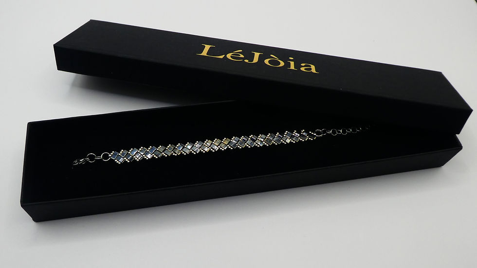 Miniature : Bracelet Théia - Gris Métal