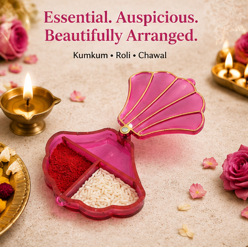 Shell-Shaped Pooja Essentials Box