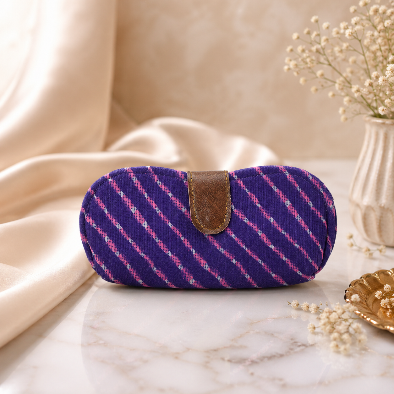 Ethnic Traditional Fabric Pouch Stylish Handheld Purse