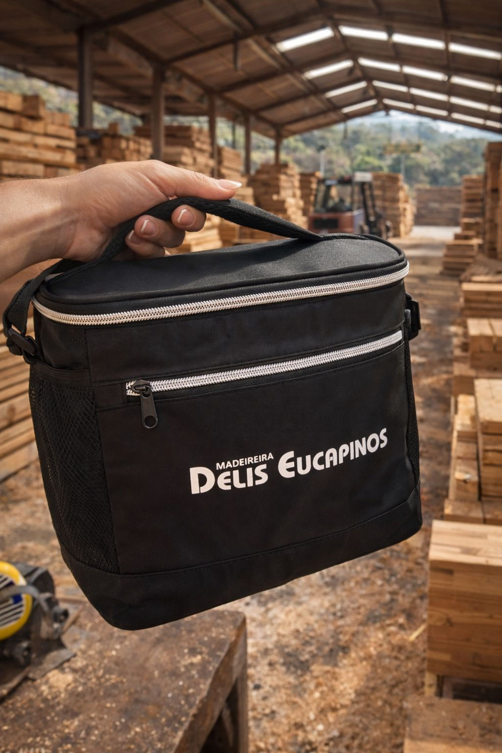 Bolsa térmica 10L com compartimentos