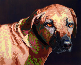 Dog 1 at Hermosa 16 x 20.JPG