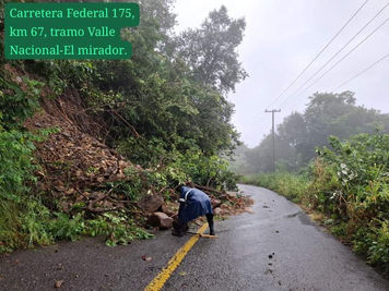 Abierta circulación en un solo carril en varios puntos de la Carretera Federal 175