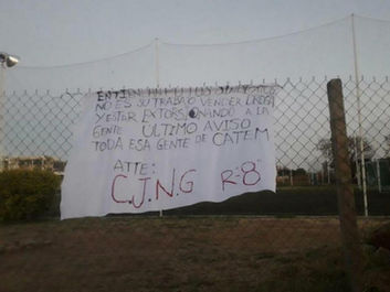 "Último aviso", ese es el narcomensaje encontrado en dos mantas en Oaxaca