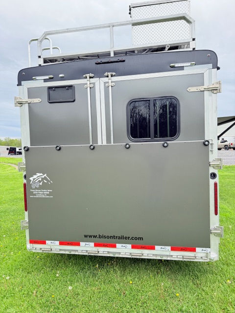 Thumbnail: New 2026 Bison Silverado 8313 8' wide 3 horse 13' LQ: Stock #3387