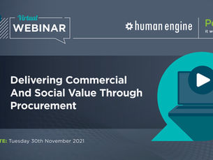 Webinar - Delivering Commercial and Social Value Through Procurement