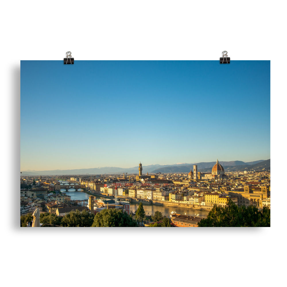 Florence at Golden Hour, Italy