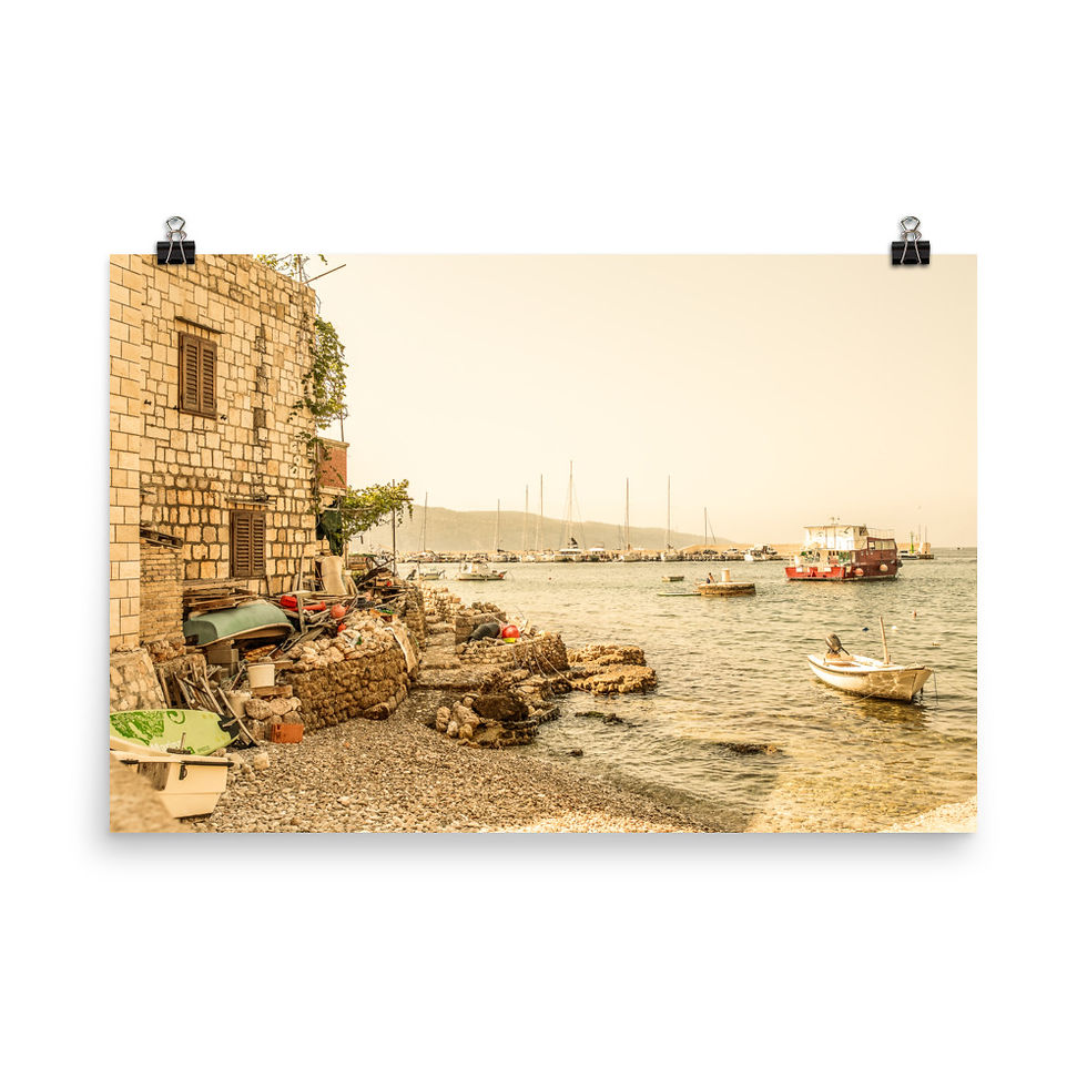 Thumbnail: Docked Boat in Vis, Croatia