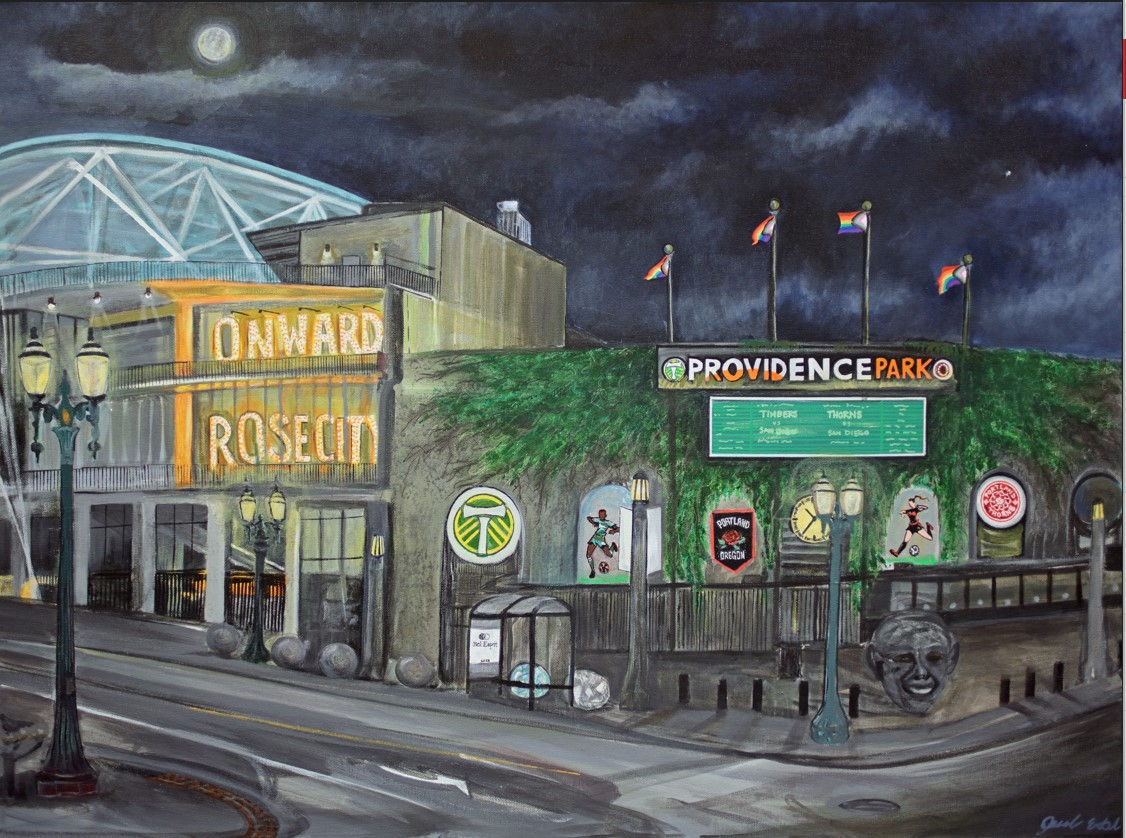 *Limited Edition* - 11x14 - The Park at Night - Bel Esprit x Jacob Ertel Print