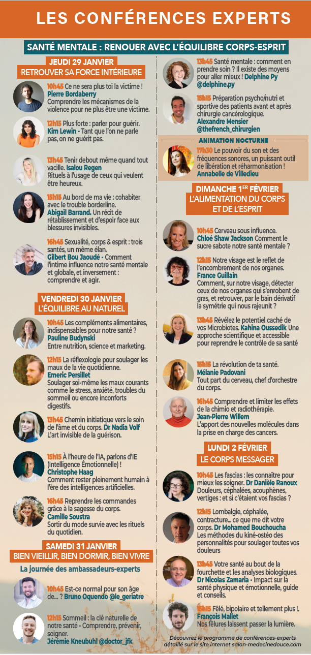 salon Bien-être Médecine douce 2026 de Paris