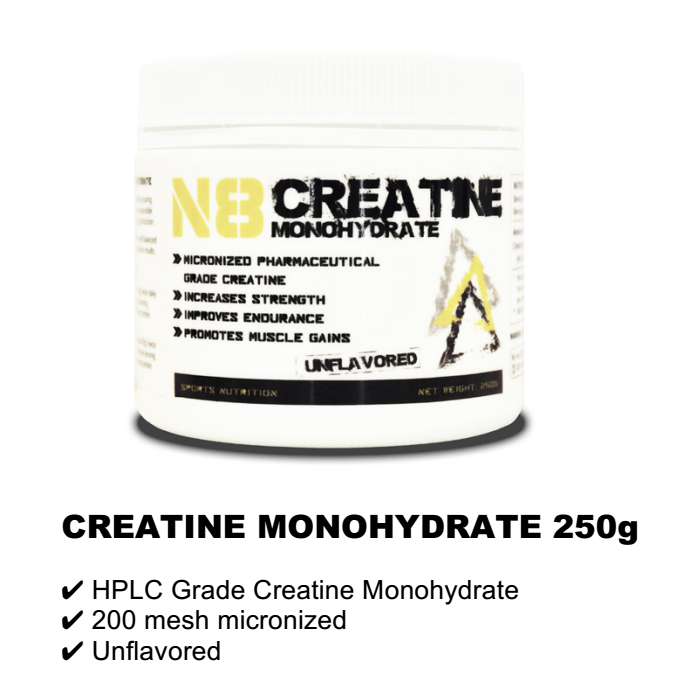 CREATINE MONOHYDRATE 250g RM30