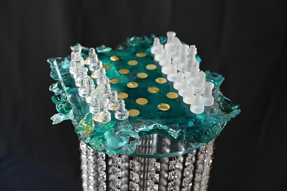 Thumbnail: Geode Resin Chess Board