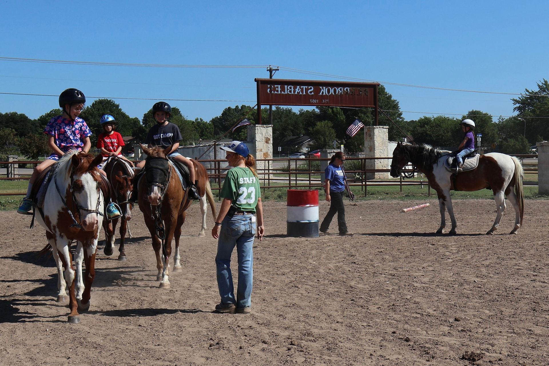 November Horse Camp at Benbrook Stables