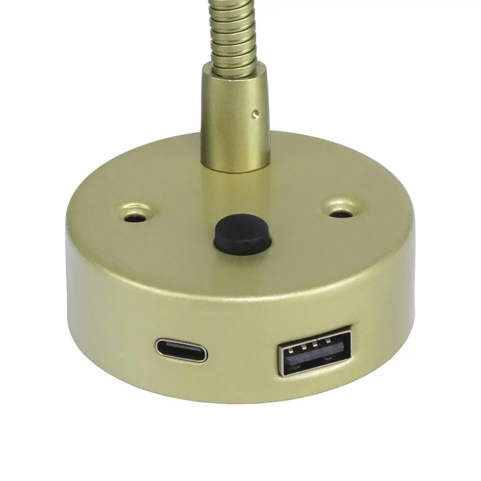 Thumbnail: Caravan Gold Reading Light Built in USB & USB C