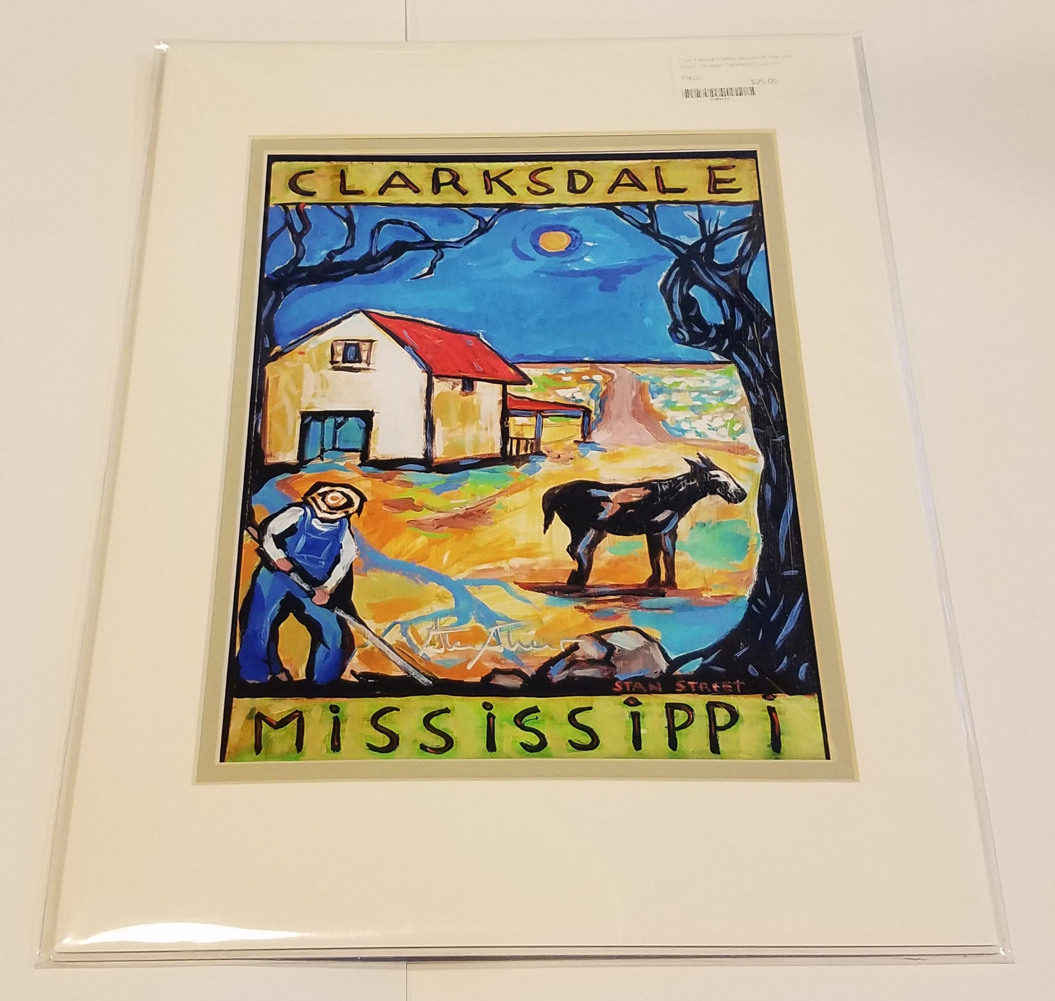 "Clarksdale" matted print #4 by Stan Street