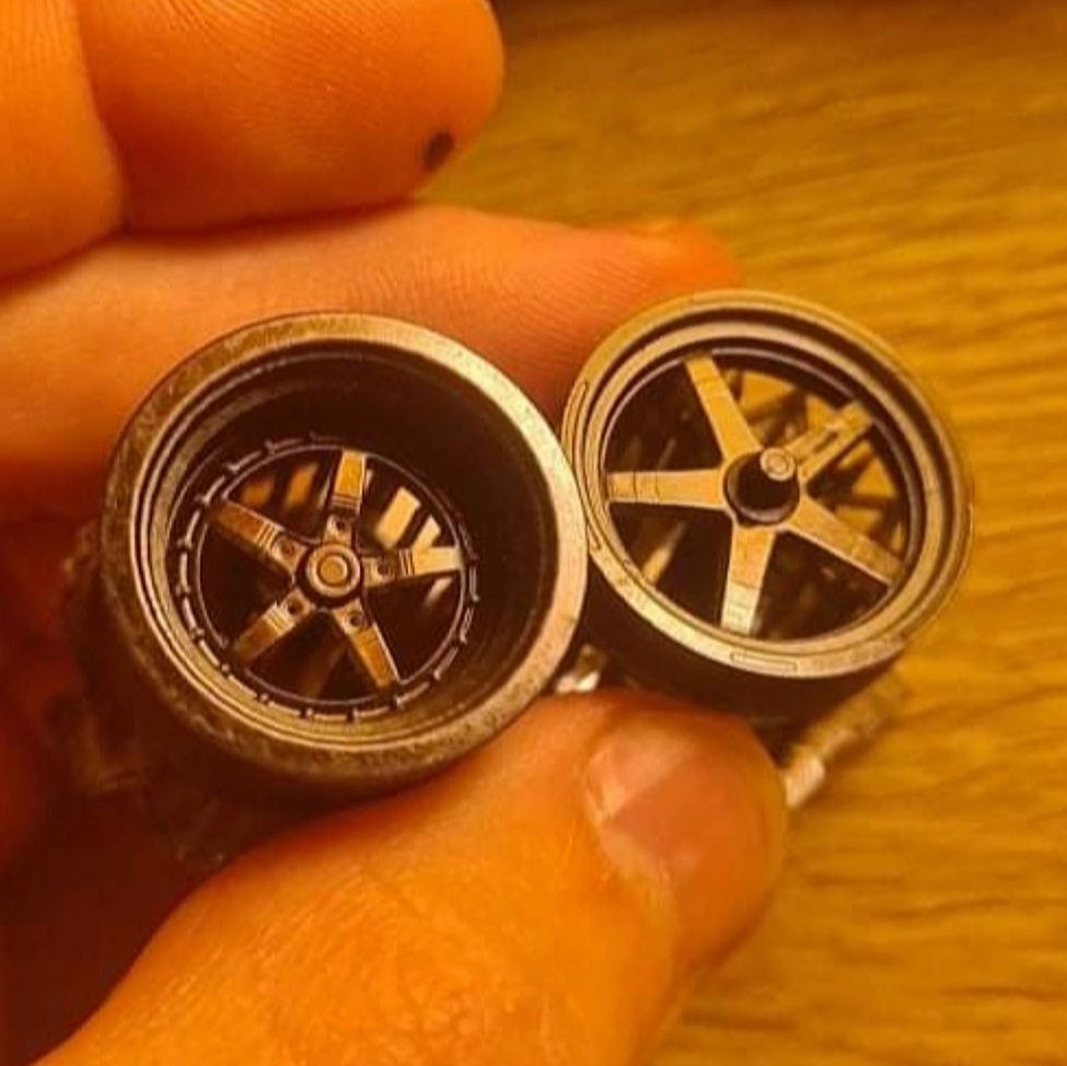 1/18 WELD Weldstar Drag Wheels Full Set