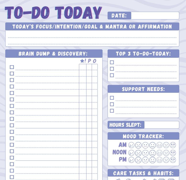 TO-DO Today: The Anti-planner ADHD Check-in