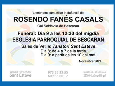 ROSENDO FANÉS CASALS