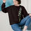Thumbnail: Ink Lily of The Valley Sweatshirt
