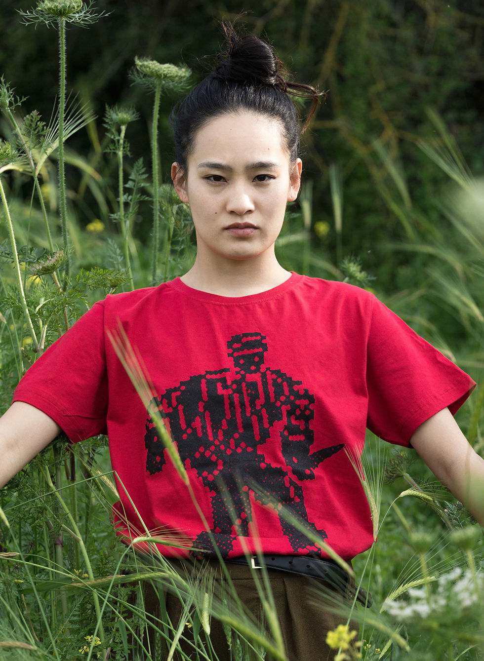 Thumbnail: Printed T shirt "Stay Safe & Help Others"
