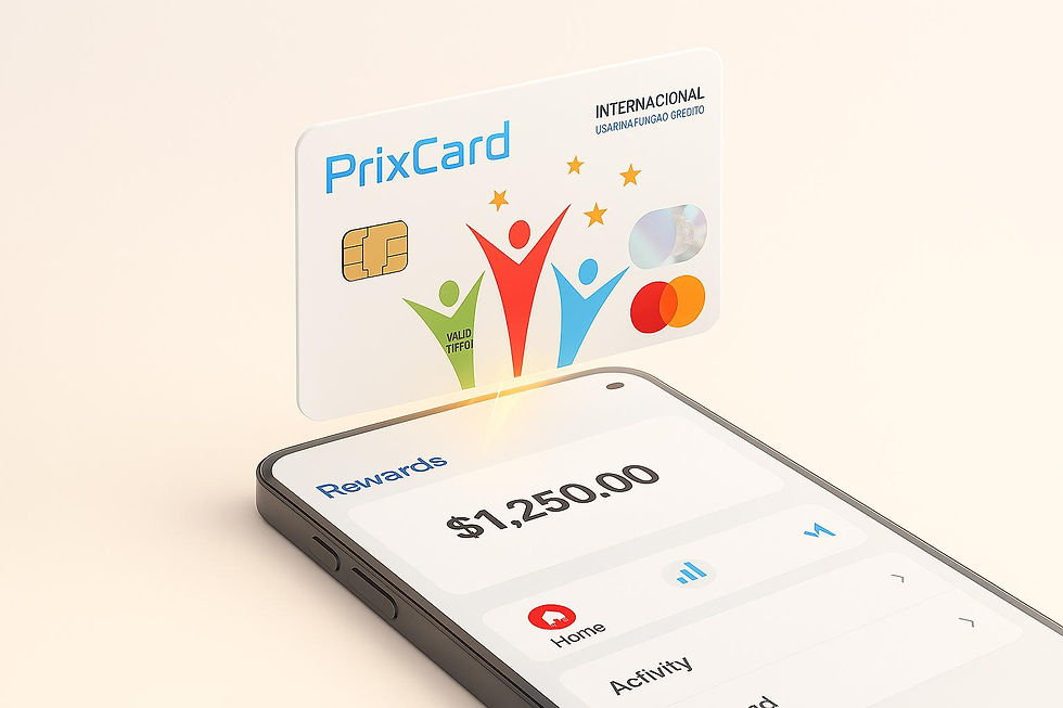 cartão de premiação virtual