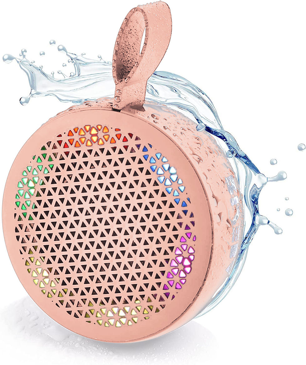 Miniatura: RISEBASS Water Resistant Bluetooth Shower Speaker, Handsfree Portable Speakerpho