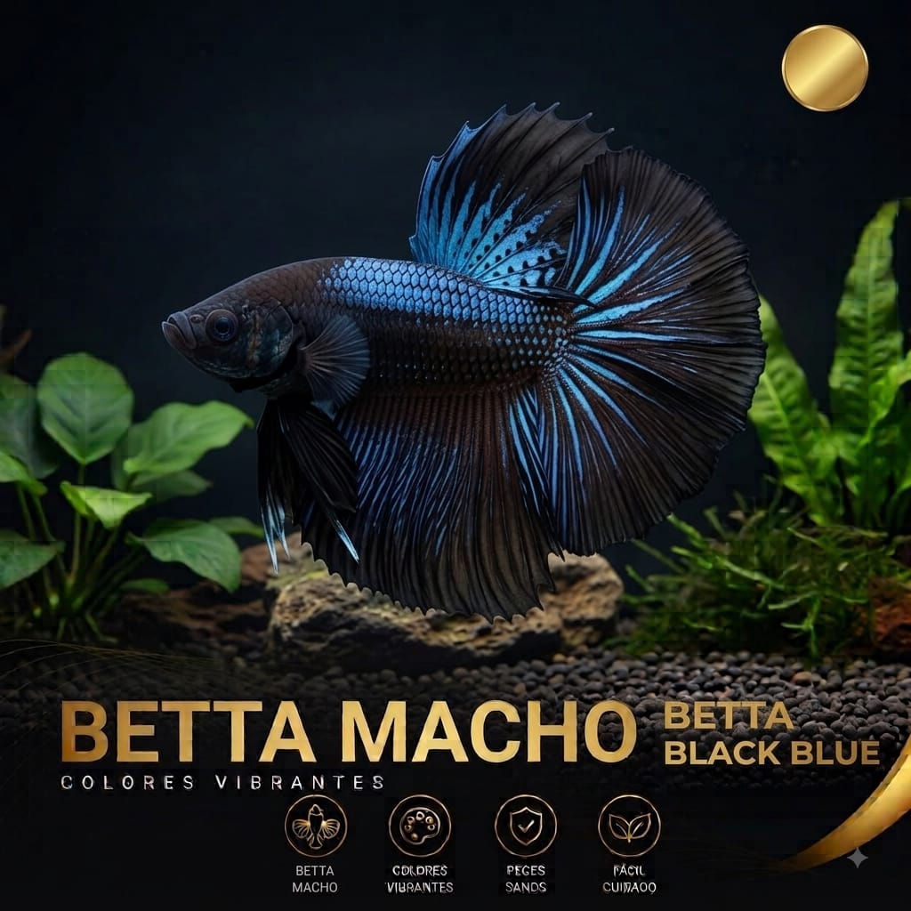 BETTA MACHO BLACK BLUE