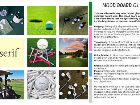 Inspiration and Mood Board