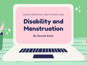 Disability and Menstruation