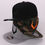 Thumbnail: 3D Pierced Embroidery Hip Hop Flat Bill Baseball Cap