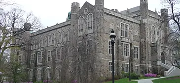 The outside of Lehigh University's Linderman Library