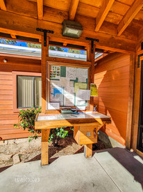 Permit stand at the San Jancinto Wilderness ranger station