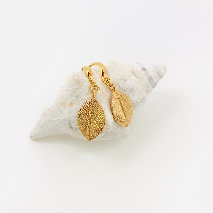 Boucles d’oreilles FEUILLE