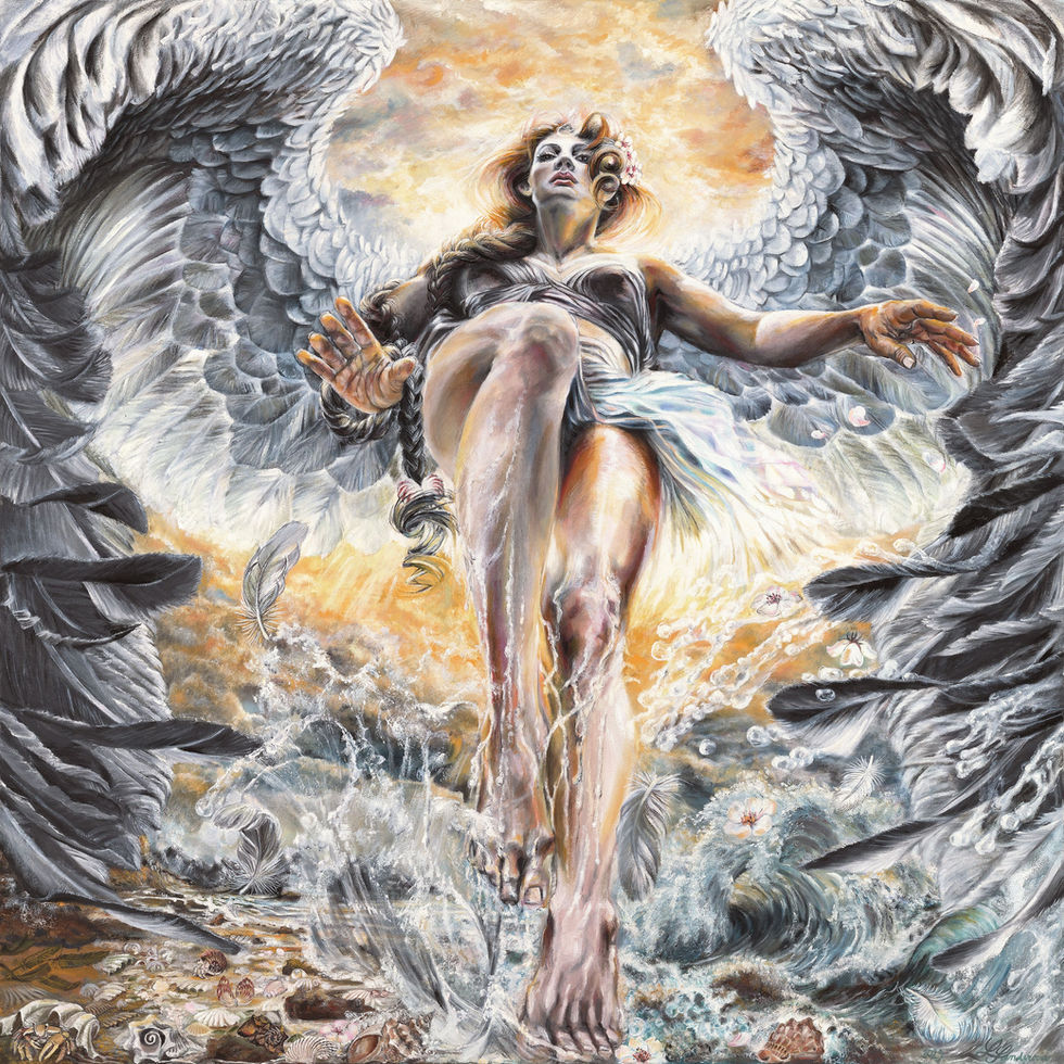 Anděl Páně II, 100x100 cm