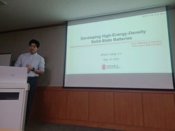 Invited Talk at Korean Research Institute of Chemical Technology Seminar