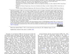 Publication to Journal of The Electrochemical Society