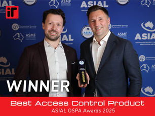 Inner Range Wins Best Access Control Product at 2025 ASIAL OSPA Awards for IR Connect