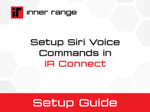 Setup Guide for Siri Voice Commands in IR Connect