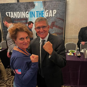 Bonnie Wallace and Michael Flynn