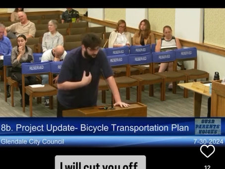 Outsider Weirdos and Local Freaks Protest Bikes at Glendale City Council With Support from Najarian and Gharpetian.