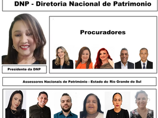 DNP - Diretoria Nacional de Patrimônio, com seus procuradores e assessores, preparada para organização dos terrenos e áreas de terra para implantação do projeto no Estado do Rio Grande do Sul.