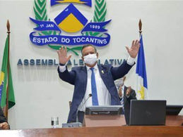 O Presidente da Assembleia Legislativa do Tocantins, Sr. Antônio Andrade é notificado.