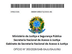 CNIS - Comissão Nacional Inclusão Social, recebe parecer técnico do Ministério da Justiça por determinação da Presidencia da Republica.