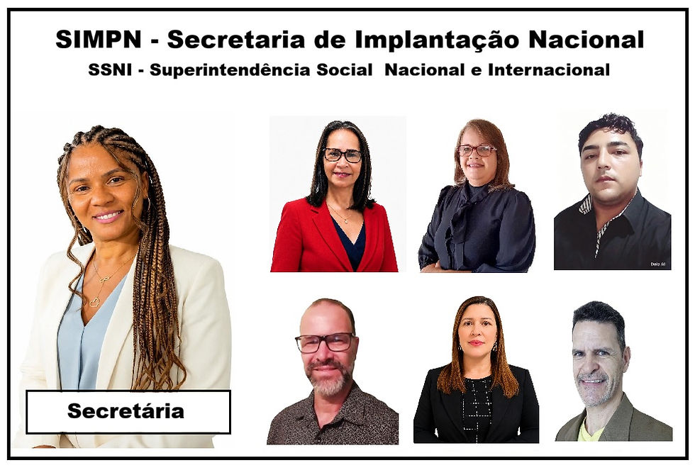 SIMPN - Secretaria de Implantação Nacional, com seus integrantes, preparada para atuar na implantação dos projetos do Elo Social no Estado de Goiás..