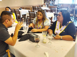 Eduardo Torres, (irmão da Primeira -Dama Michelle Bolsonaro) e pré-candidato a Deputado Distrital, faz reunião de alinhamento institucional e religioso com Comendadoras do Elo Social.