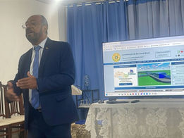 Jomateleno dos Santos Teixeira, Comendador e Presidente da CESB - Confederação do Elo Social Brasil inicia no Distrito Federal, suas palestras em templos religiosos, para celebração de parcerias.