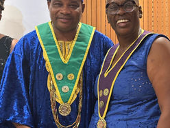 Obá Adekunle Aderonmu, Rei de Iwashe na Nigeria, participa do Business Encharge do África Friendss que aclamou a comitiva de Embaixadores que partem em Missão para angola no próximo dia 11/03/25